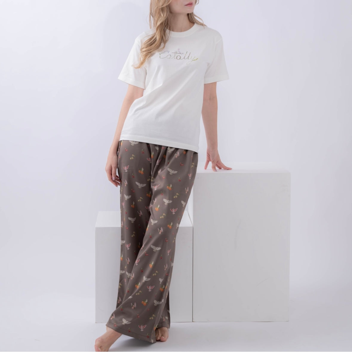 Satin pants
