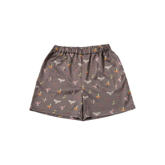 Satin short pants