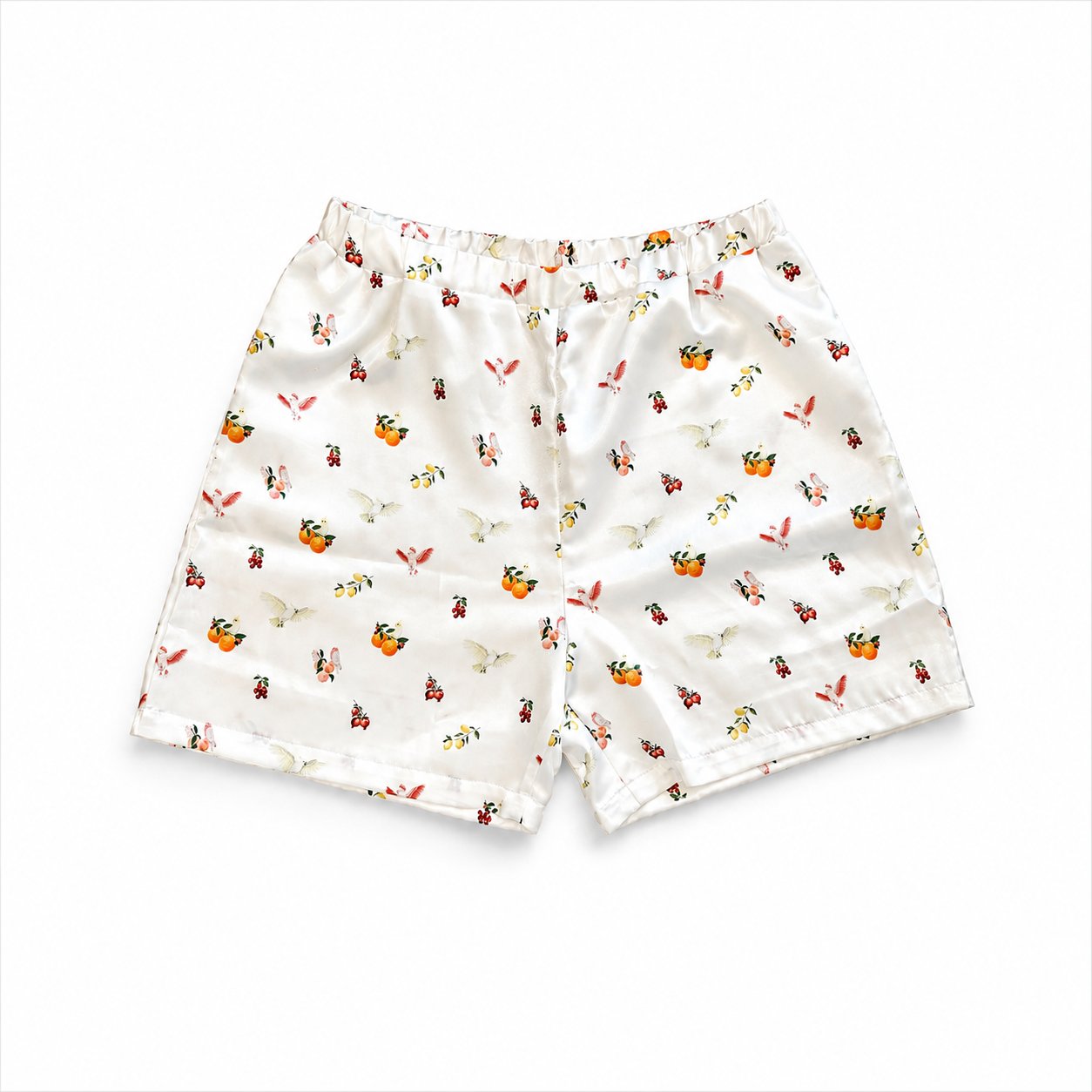 Satin short pants