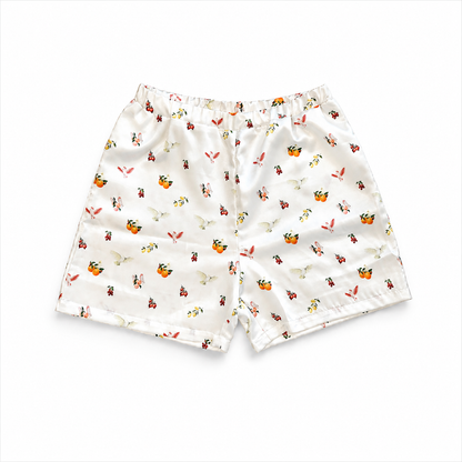 Satin short pants