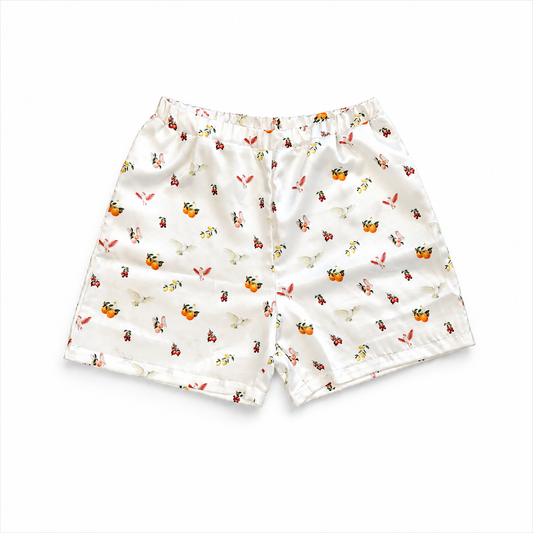 Satin short pants