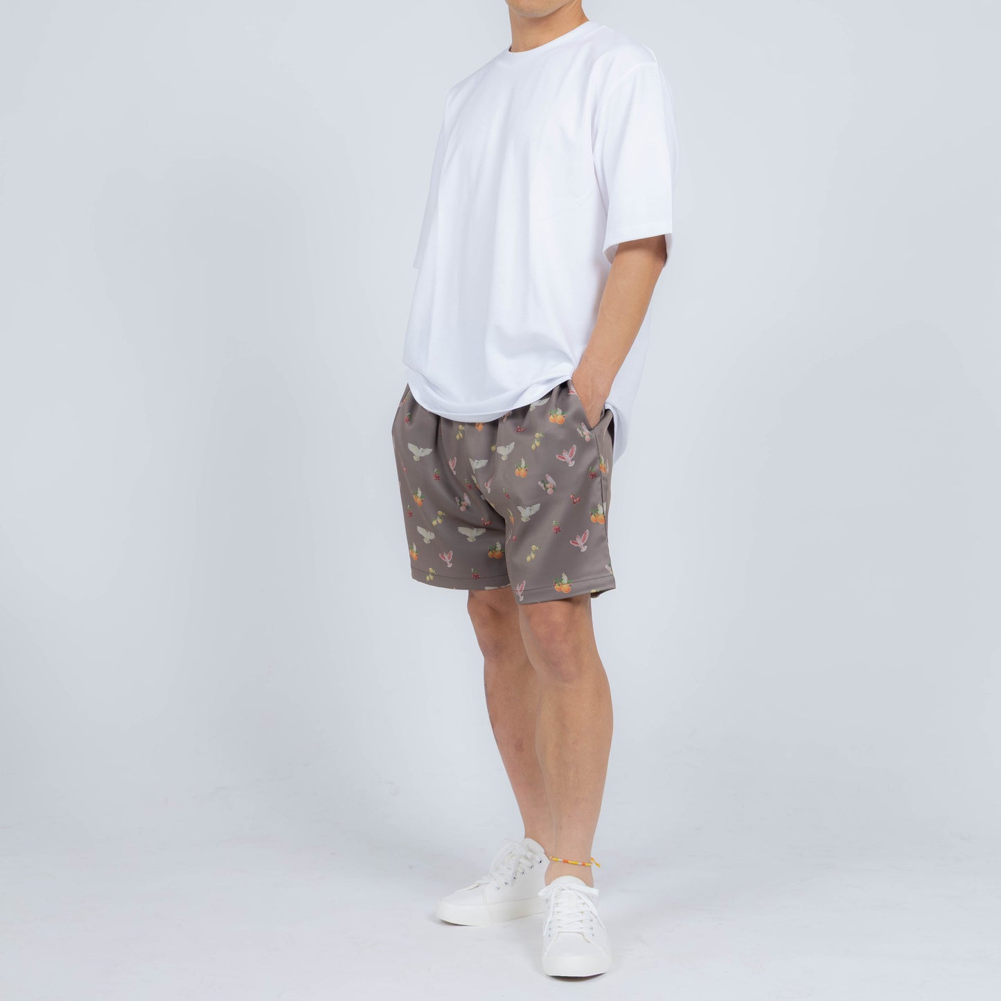 Satin short pants