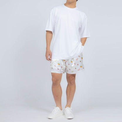 Satin short pants