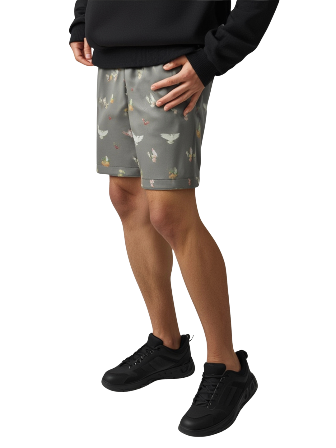 Satin short pants