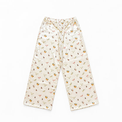 【NEW】Satin Pants white
