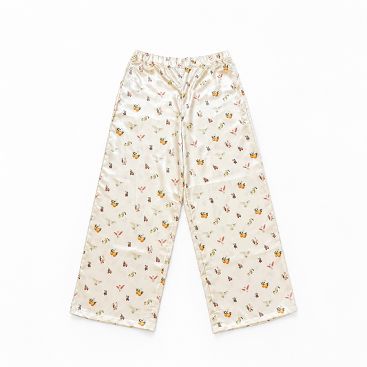 【NEW】Satin Pants white